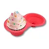 Baking Moulds 3D Giant Silicone Cupcake Mold Muffin Cup Mousse Cake Silicone Mold Large Cupcake Mould For Baking Gian Cupcakes Pan Cake Tools 231018