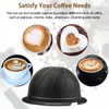 Coffee Tea Tools 5Pcs Refillable Capsule Shell 230ml Reusable Pod Machine Accessories 231018