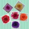 Decoratieve Bloemen 50PCS 10cm Kunstrozen Bloemhoofd DIY Bruiloft Bogen Garland Verjaardagsfeestje Pography Props Muur Nep