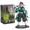 Plush dockor Anime Demon Slayer Figur Kamado Tanjirou Nezuko Action Figures PVC Model Toys Zenitsu Figur Inosuke Kimetsu No Yaiba Figura 231018