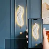 ウォールランプ北欧の羽毛LEDランプテレビバックドロップベッドベッドサイドインテリア照明装飾ライト通路廊下室樹脂