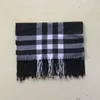 New 2023 cashmere scarf winter style thickened shawl western fashion pop collar fashion England plaid cashmere scarf