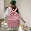 Sırt çantası tarzı okul çantaları cerry baskı kadınlar sırt çantası kız sevimli seyahat kitap çantası tiki su geçirmez naylon dizüstü çantası kolej scoolbag fiolbag fiolblieberyeyes