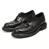 Chaussures habillées Italien Rétro Cuir Souple Hommes Brogues Business Luxe Fait à la main Confortable Véritable Homme Mariage Formel