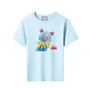 Çocuk marka tişörtleri g mektup pamuklu erkek kız giysileri lüks çocuklar t shirt tasarımcıları bebek giyim çocuk takım elbise tişörtler esskids cxd10185