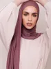 Ethnic Clothing Premium Instant Hijab Jersey Hijabs For Woman Scarf Muslim Turbans Women Turban Head Wrap Foulard Femme Ramadan