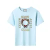 Designer Kids T-shirts 100% Cotton Boy Girl Luxury Tee Brand Cartoon Pattern Tshirt For Children Fashion Baby Clothing esskids CXD10186