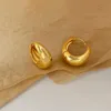 Earrings Designer For Women 925 Sterling Silver Hoop Stud Fashion Gold Color Women Party Weddings Jewelry