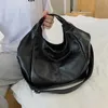 Torby na ramię worki damskie TOTE TOTE OBO BAGS DUŻE I BAGS Kobiety Big Soulder Torby Kobiet solidny kolor proste torby krzyżowe BalckCatlin_fashion_bags