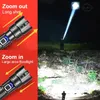 Flashlights Torches Most Powerful LED Flashlight Rechargeable Torch Lighting 1500M Tactical Lantern Ultra Powerful Flashlight With Usb Charging 231018