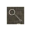 حلقات رئيسية 20pcs/lot diy ملحقات DIY العتيقة Sier Zinc Alloy note charms chain chain key keych keychain keychain dhgup