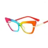 Montature per occhiali da sole 2023 Moda femminile Antiblue Light Cat Eye Frame Occhiali Vintage per donna Uomo Computer Occhiali trasparenti Signore all'ingrosso