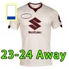 23 24 Torino FC Fußballtrikots maglia da calcio BELOTTI FALQUE IZZO NKOULOU ZAZA BASELLI Maillot de Football Shirt Top Thailand2023 2024 Turin Home Away Third