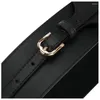 Bälten Western Joker Pu Leather Eloy Pin Buckle Women Wide Cummerbund Fashion Black Coffee Red Belt With Dress Down Coat