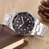 Black Bay watch Bezel Black Dial Automatic Mechincal Movement Pre-Owned Stainless Steel Mens Wristwatch