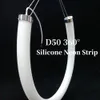 Other Event Party Supplies 360 Round D50mm Neon Led Light Strip 12v 24v 220V 120LED 2835 Tube Flexible Rope Lights Waterproof Holiday Home Decoration 231017