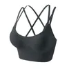 Strój jogi strappy sportowy stanik cross back sportowy biustonosze przycięty dla kobiet fitness MC889