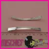 20st Silver Finish 8mm 9 0cm vanlig metall Slide Hairclip at bly och Nickle Metal Hair Barrettes Snap Hairpins3464