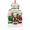 クリスマスの装飾パーソナライズされた樹脂の装飾品ペンダント姓祝福ツリールームドロップデリバリーホームガーデンフェスティブパーティーsup dhaz2
