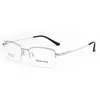 Lunettes de soleil 53-18-135 Super Elastic Memory Titanium Metal Half-Rim Lunettes Cadre Alliage 9920