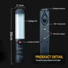 Açık Gadgets LED İş Işığı Güçlü Kamp Fener 3 Mod Taşıt Işığı USB Mıknatıs Hook Su Geçirmez Onarım Işıkları 231018