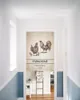 カーテンビンテージファームアニマルチキンレトロ日本のドアパーティションキッチン戸口カーテンドレープカフェレストランの装飾ノーレン