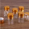 En gros 100 pièces 2 ml 16 * 26 mm bouteilles en verre avec bouchons dorés mini petits pots flaconsgood quantité Pwdba