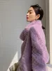 Casaco de lã de ovelha de inverno de pele feminina 2023 grosso quente cordeiro longo corte senhora do escritório elegante casaco peludo