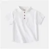 キッズシャツキッズシャツ中国人男の子サマーTシャツファッション幼児ベイビーシャツコットンチルドレン服230406ベイビー、キッズマタニティB DHIG6