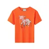 Luxe jongens meisjes designer kleding puur katoen korte mouwen T-shirt voor kinderen zomer 2023 nieuwe casual sport ouder-kind outfit CSD2310188