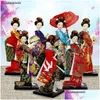 Декоративные предметы, фигурки, декоративные предметы, фигурки, 25 см, кавайная статуэтка, японские куклы гейши, кимоно Belle Girl La Dhgarden Dhevk