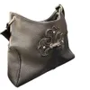 Echt lederen totebag heren dames schoudertassen designer tas zilveren kruis klinknagel handtas grote capaciteit boodschappentas punk stijl motorfiets b ag