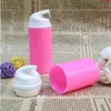 50ml 80ml Rose Plastic Airless Flessen Lege Cosmetische Containers Cosmetica Verpakkingsfles Make-up Tools voor Shampoo Lotionsgoods Nptch