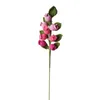 Fiori decorativi 5 rami sfumati rosa frutta artificiale mirtilli camera da letto simulazione bouquet roba fai da te