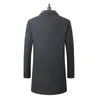 Men's Wool Blends Men 2023 Spring en Pea coat Autumn Long Jacket Man Cashmere s Mens Blend Coat Overcoat Outdoor 231017