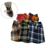 Vêtements de chien chaud polaire vêtements pour animaux de compagnie mignon plaid imprimé manteau chiot chiens chemise veste bouledogue français pull camouflage vêtements 231017