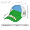 Ballkappen, Unisex, Dschibuti-Flagge, Dschibutis, Erwachsene, Baseballkappe, patriotischer Hut für Fußballfans, Männer und Frauen