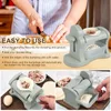 Moules de cuisson Semi-automatique Dumpling Maker Machine Moule Pressage de la peau DIY Empanadas Outil de fabrication Accessoires de cuisine 231018