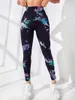 Leggings para mujer Pantalones de gimnasio sin costuras Tie Dye Cintura alta Control de barriga Push Up Yoga Medias de nylon Deportes elásticos para mujeres 231018