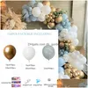 Other Event & Party Supplies Other Event Party Supplies Pastel Ocean Blue Balloon Arch Garland Kit Baby Shower Backdrop Wedd Dhgarden Dh87K