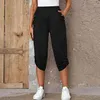 Damesbroeken Mode Joggers Dames Harajuku Pantalones Mujer Casual broek Dameskleding Joggingbroek Capri Dames cropped broek Bodem