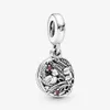 100% 925 Sterling Silver Cute Bird and Mouse Dingle Charms Fit Original European Charm Armband Women Wedding Engagement J2679