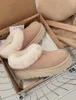 Designer Women Tasman Slippers Australia Winter Tazz Boots Soft Comfortable Sheepskin Chestnut Mustard Seed Black Mini Wool Boot