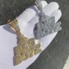 Новый CZ Буквы Сумка Boyz Подвеска Ожерелье Iced Out Bling 5A Кубический Циркон Символ Доллара Деньги Шарм Мода Хип-Хоп Мужчины Jewelry202I