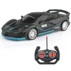 DIECAST MODEL RC CAR مع LED LID RADIO REMOTE REMOTE REPORTS HIGH