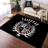 Mattor Trapstar London Creative Carpet for Living Room Bedroom Dekorativ Kid Play Crawl Rug Kitchen Badrum Icke-halkgolv Matta gåvor 231017