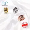 S925 Sterling Silver Ring Brand Zero Ring Spring Ring Luxury Original Trendy Design Anniversary Party for Women Lovers med 210623205H