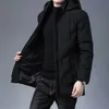 Men's Down Parkas Top Quality Brand Hooded Casual Fashion Long Thicken Outwear Jacket Men Winter Windbreaker Coats Clothing 231017