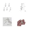 Charms 200Pcs/Lot Ancient Sier Alloy Music Note Charms Pendants For Diy Jewelry Making Findings 32X12Mm Jewelry Jewelry Findings Compo Dhr7R