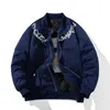 Kurtki damskie Winter Vintage Jacket Men Letter Hafdery Baseball Kobiety moda Hip Hop Varsity Coat z kapturem ciepły parkas streetwear 231018